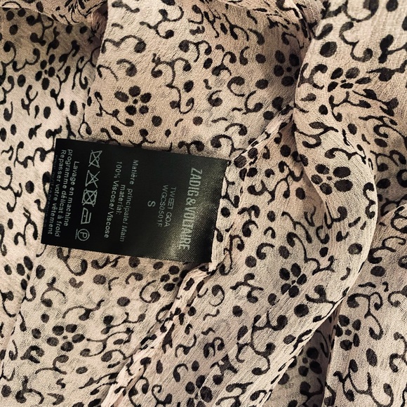 Zadig & Voltaire Tweet Goa Shirtblouse in Pink Size: S - Picture 6 of 7